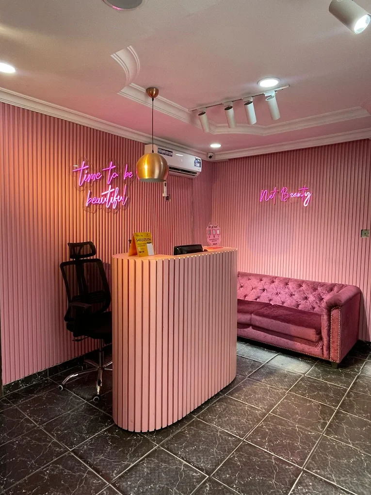 NetBeauty Africa beauty salon interior — best beauty salon in Agungi Lekki Lagos